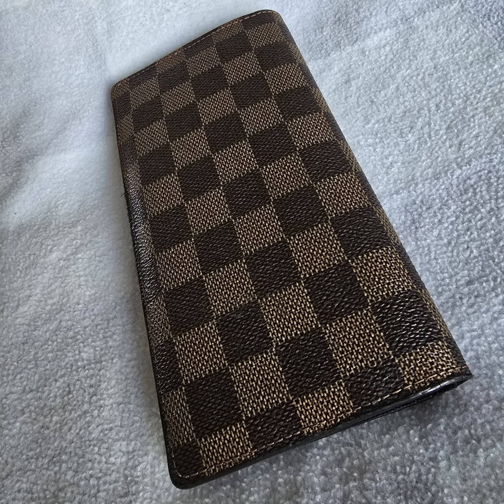 Louis Vuitton Brown Damier Ebene Brazza Wallet - Picture 7 of 11